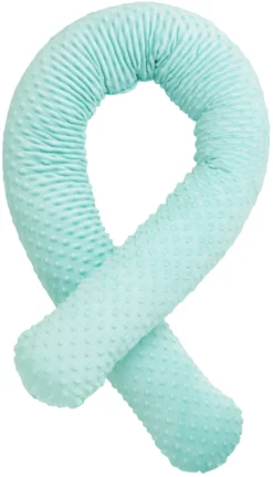 Menthe Minky Tours De Lit – Rouleaux 180cm -Bébés Produits Magasin jukki snake cot bumpers 180cm minky mint 04