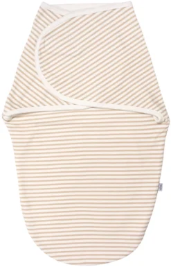 Couverture D’emmaillotage Pour Nouveau-né – Beige Stripes