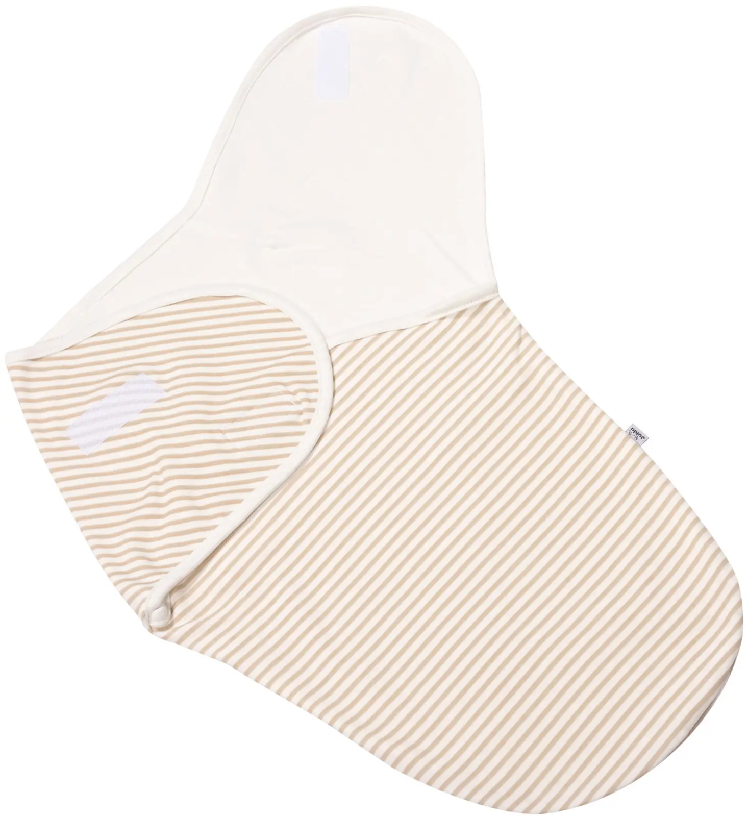 Couverture D’emmaillotage Pour Nouveau-né – Beige Stripes – Image 3