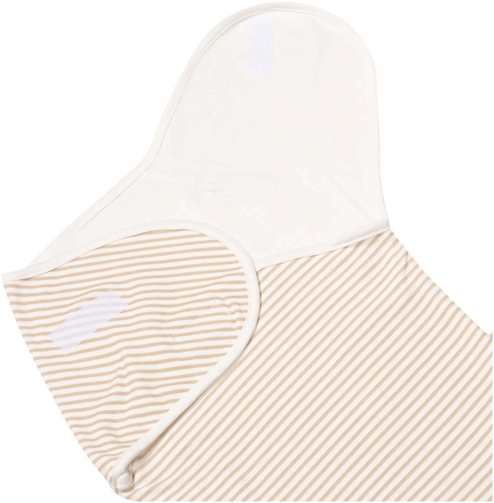 Couverture D’emmaillotage Pour Nouveau-né – Beige Stripes – Image 4