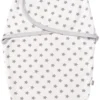 Couverture D’emmaillotage Pour Nouveau-né – Grey Stars