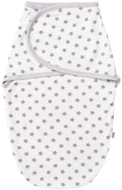 Couverture D’emmaillotage Pour Nouveau-né – Grey Stars