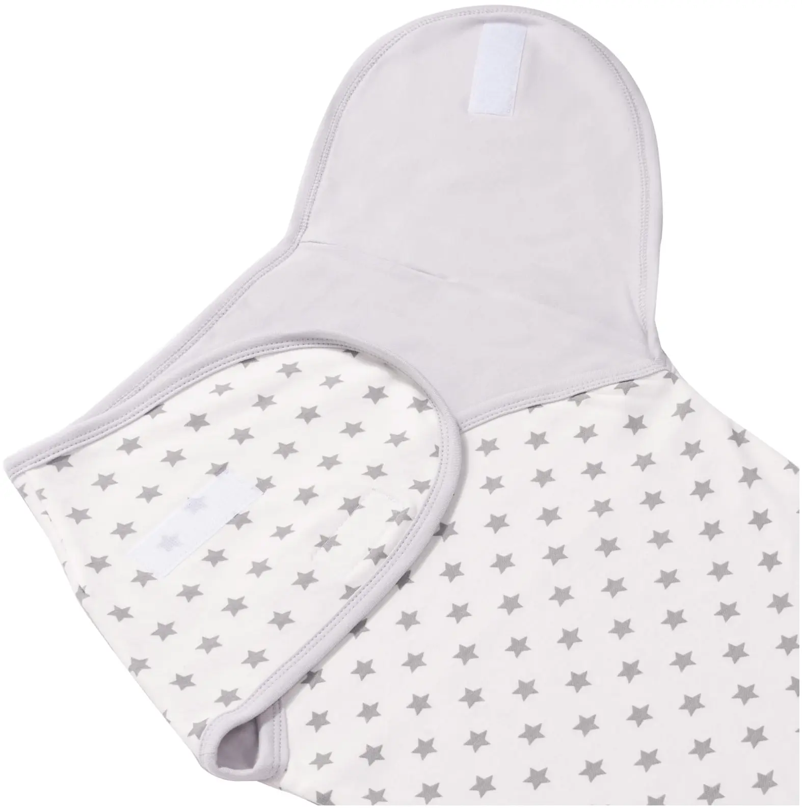 Couverture D’emmaillotage Pour Nouveau-né – Grey Stars – Image 4