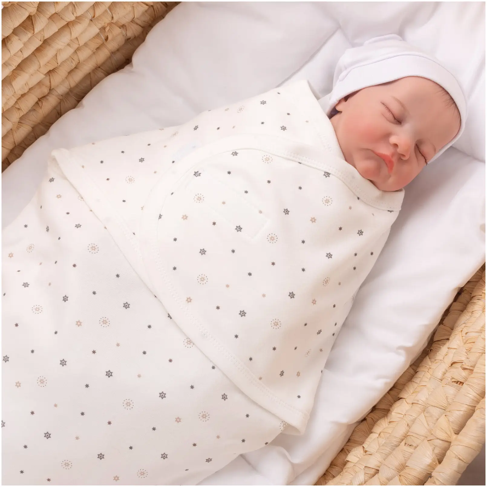 Couverture D’emmaillotage Pour Nouveau-né – Little Stars – Image 2