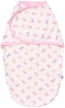 Couverture D’emmaillotage Pour Nouveau-né – Pastel Bows