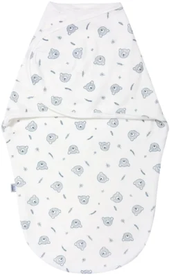 Couverture D’emmaillotage Pour Nouveau-né – Teddy Bear Blue