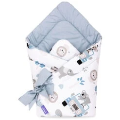 Safari Bleu Couverture D’emmaillotage
