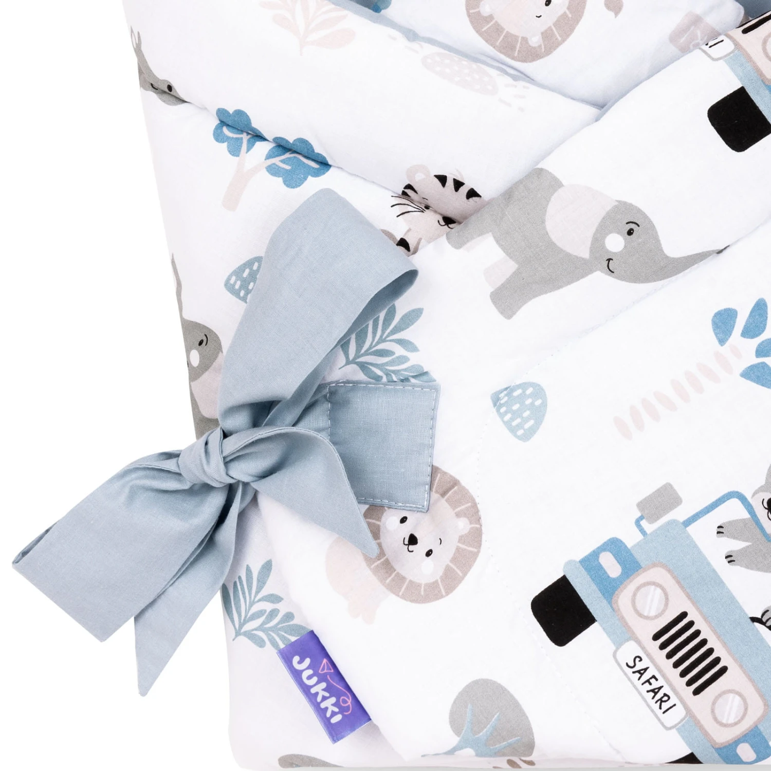 Safari Bleu Couverture D’emmaillotage – Image 3