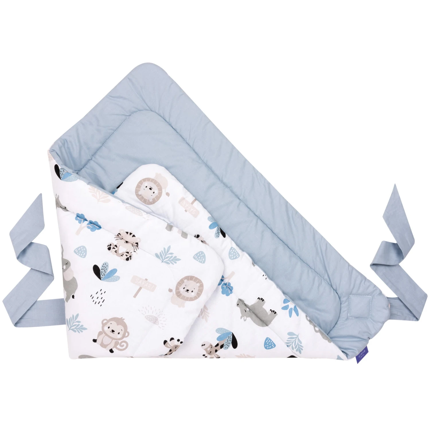 Safari Bleu Couverture D’emmaillotage – Image 4