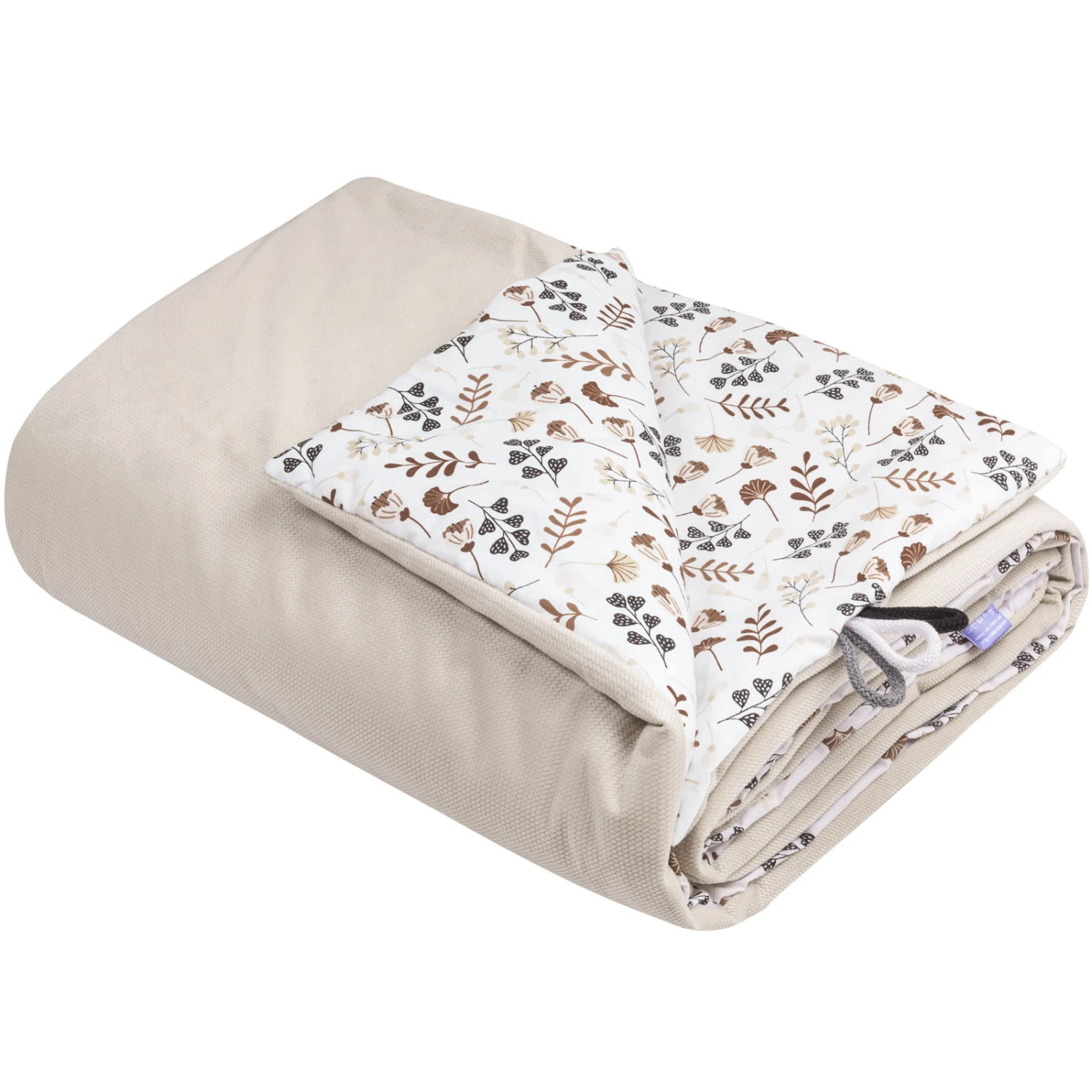 Boho Garden & Ecru Velvet Couverture Pour Enfants 100x140cm – Image 3