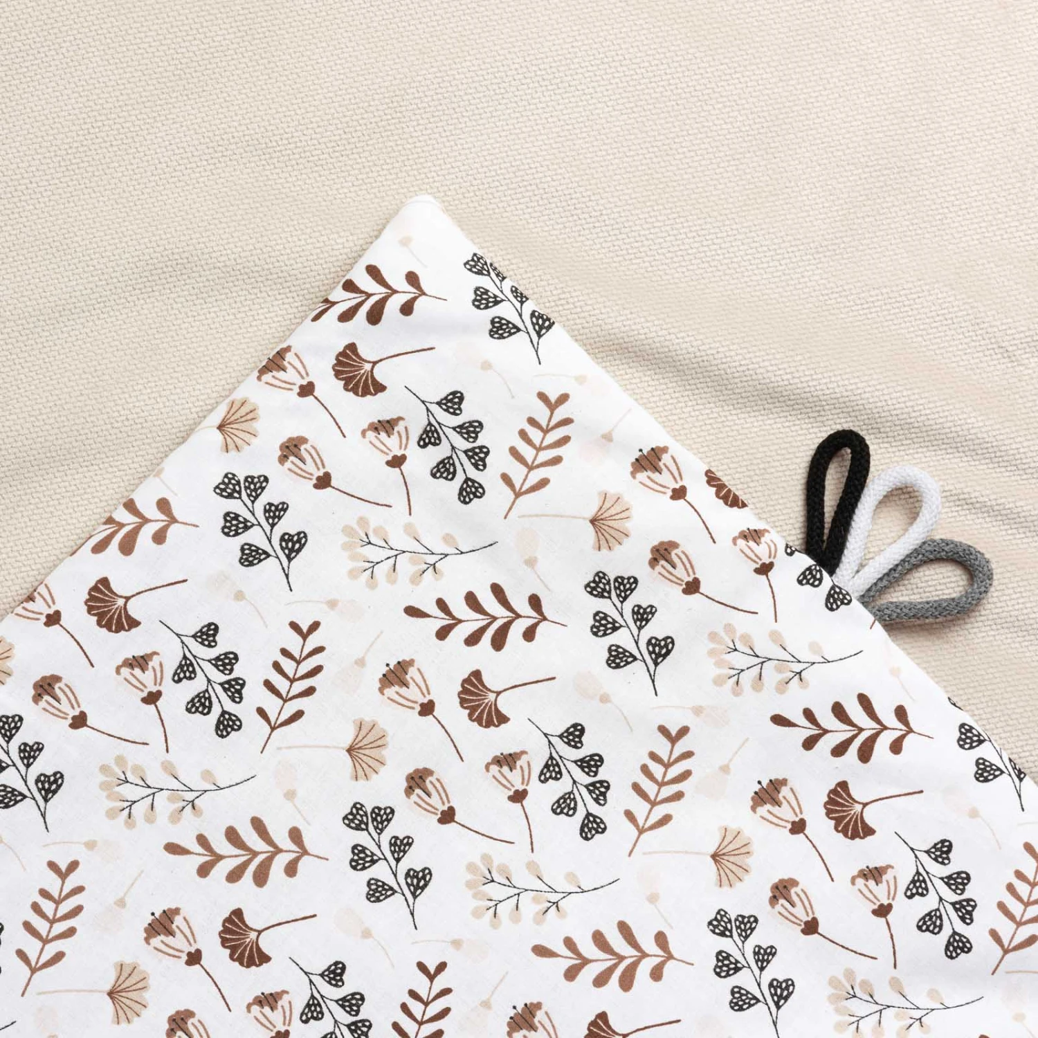 Boho Garden & Ecru Velvet Couverture Pour Enfants 100x140cm – Image 4