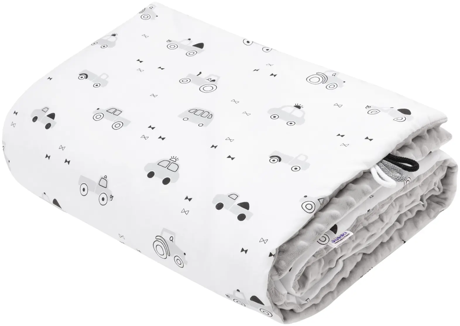 Cosy Ride & Light Grey Minky Couverture Pour Enfants 100x140cm