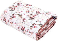 Rose Royale & Velours Rose Indien Couverture Pour Enfants 100x140cm