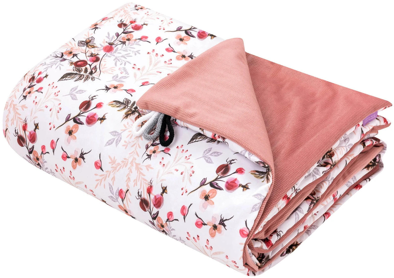 Rose Royale & Velours Rose Indien Couverture Pour Enfants 100x140cm – Image 2