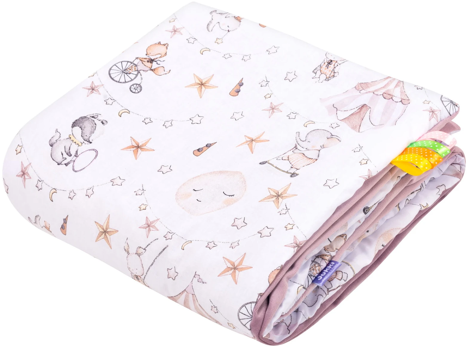 Cirque Des Bonbons & Velours Doux Bruyère Couverture De Bébé 75x100cm