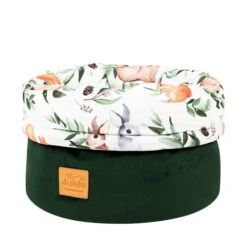 Histoire De La Forêt & Velours Vert Panier Souple Pour Ranger Les Couches, Les Cosmétiques Et Les Accessoires Pour Bébé