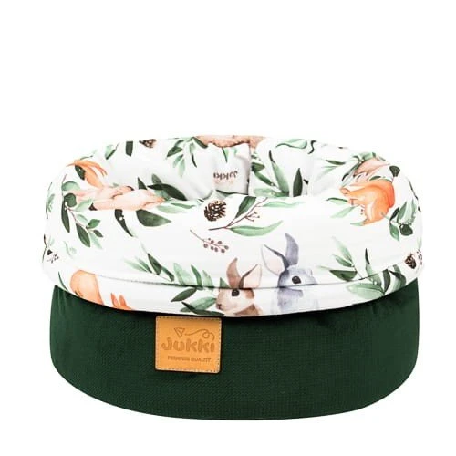 Histoire De La Forêt & Velours Vert Panier Souple Pour Ranger Les Couches, Les Cosmétiques Et Les Accessoires Pour Bébé – Image 3