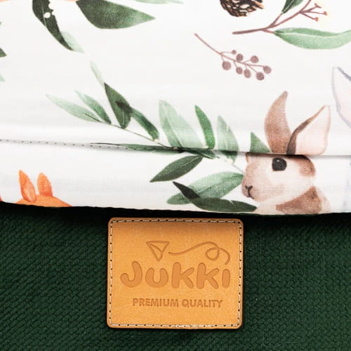 Histoire De La Forêt & Velours Vert Panier Souple Pour Ranger Les Couches, Les Cosmétiques Et Les Accessoires Pour Bébé – Image 4