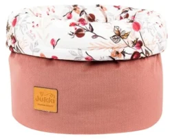 Rose Royale & Velours Rose Panier Souple Pour Ranger Les Couches, Les Cosmétiques Et Les Accessoires Pour Bébé