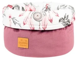 Rêve D’été & Velours Vieux Rose Panier Souple Pour Ranger Les Couches, Les Cosmétiques Et Les Accessoires Pour Bébé