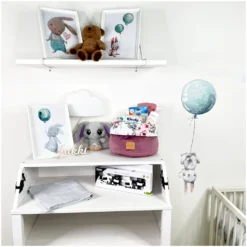 Rêve D’été & Velours Vieux Rose Panier Souple Pour Ranger Les Couches, Les Cosmétiques Et Les Accessoires Pour Bébé -Bébés Produits Magasin jukki utensil holder summer dream 05